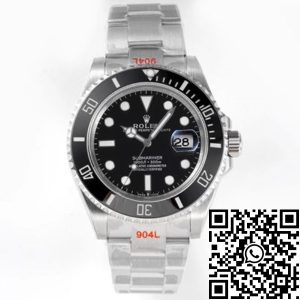 Replica Rolex Submariner Date M126610LN-0001 41MM 1:1 Best Edition ROF Factory Black Dial Swiss ETA2824