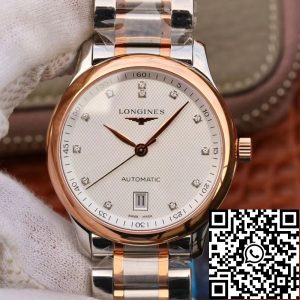 Replica Longines Master Collections L2.628.5.97.7 KY Factory 1:1 Best Edition Swiss ETA2892 White Textured Dial