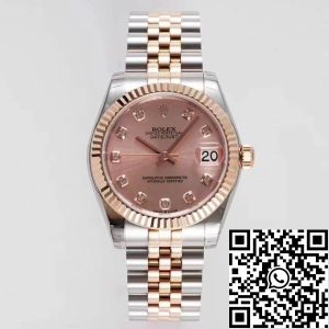 Replica Rolex Datejust m278271 1:1 Best Edition GS Factory Pink Dial
