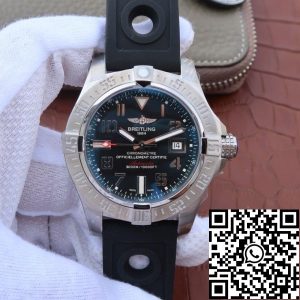 Replica Breitling Avenger II A3239011/BC34/152S/A20S.1 GF Factory 1:1 Best Edition Swiss ETA2836 Black Dial