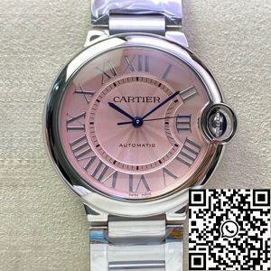 Replica Ballon Bleu De Cartier 36MM WSBB0007 1:1 Best Edition 3K Factory Pink Dial