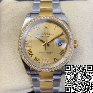 Replica Rolex Datejust 126283 1:1 Best Edition EW Factory Yellow Gold