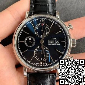 Replica IWC Portofino IW391008 1:1 Best Edition ZF Factory Black Dial
