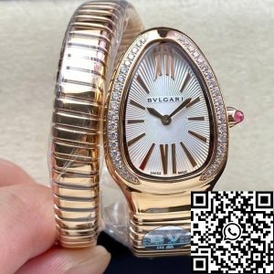 Replica Bvlgari Serpenti 103003 1:1 Best Edition BV Factory Rose Gold