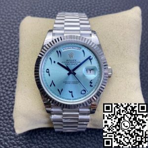 Replica Rolex Day Date 1:1 Best Edition BP Factory Middle East Custom Ice Blue Dial