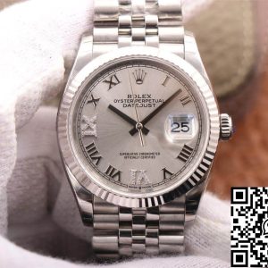 Replica Rolex Datejust M126234-0029 1:1 Best Edition EW Factory Silver Dial