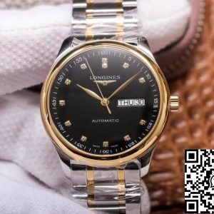 Replica Longines Master Collection L2.755.5.57.7 1:1 Best Edition KY factory Black Dial