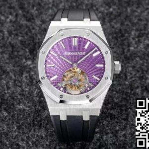 Replica Audemars Piguet Royal Oak Tourbillon 1:1 Best Edition R8 Factory V3 Purple Dial