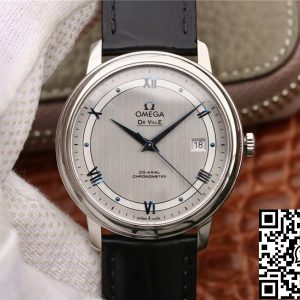Replica Omega De Ville 424.13.40.20.02.003 1:1 Best Edition MKS Factory Silver Dial