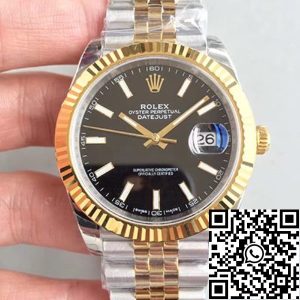 Replica Rolex Datejust II 41mm 126333 EW Factory Men Watches 1:1 Best Edition Swiss ETA3255 Black Dial