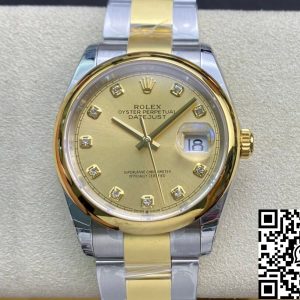Replica Rolex Datejust M126203-0018 1:1 Best Edition EW Factory Champagne Dial