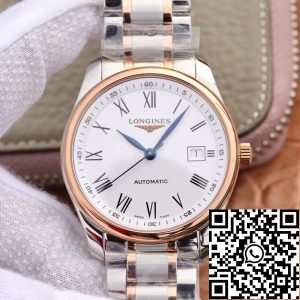 Replica Longines Master Collection L2.793.5.11.7 1:1 Best Edition V9 factory white dial Swiss Cal.L888