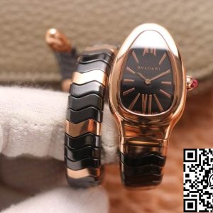 Replica Bvlgari Serpenti 1:1 Best Edition BV Factory Rose Gold Case