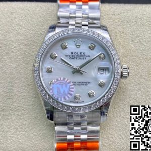 Replica Rolex Datejust M278384RBR-0008 1:1 Best Edition TW Factory Mother-Of-Pearl Dial