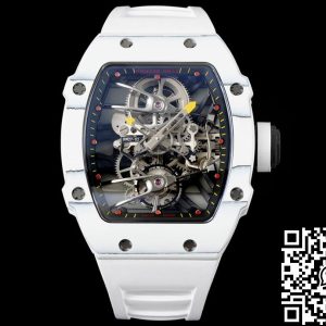Replica Richard Mille RM27-02 Rafael Nadal Tourbillon 1:1 Best Edition RM Factory Carbon Fiber Case