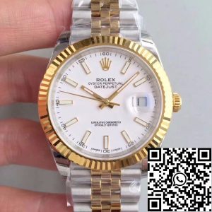 Replica Rolex Datejust M126333-0016 EW Factory Mechanical Watches 1:1 Best Edition Swiss ETA3255 White Dial