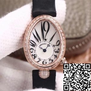 Replica Breguet Reine De Naples 8928BR/5W/844 DD0D 1:1 Best Edition ZF Factory Rose Gold Diamond Swiss ETA537/3
