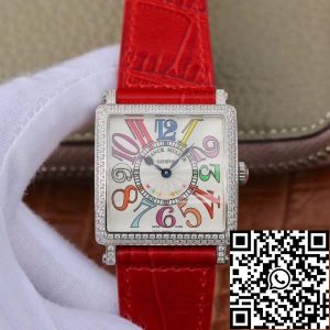 Replica Franck Muller Master Square Ladies 6002 M QZ R GF Factory 1:1 Best Edition Swiss Replica Watch in White Dial