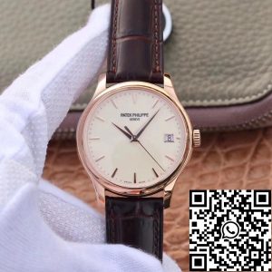 Replica Patek Philippe Calatrava 5227R-001 ZF Factory 1:1 Best Edition 18K Rose Gold Case Swiss Cal.324 SC