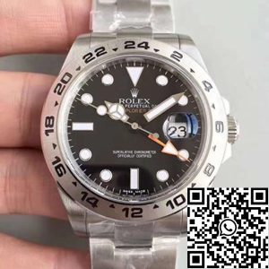 Replica Rolex Explorer II 216570 Noob Factory V7 Men Watches 1:1 Best Edition Swiss ETA3187 Black Dial