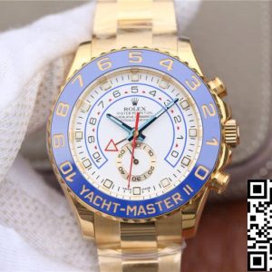 Replica Yacht-Master II M116688-0002 1:1 Best Edition JF Factory Yellow Gold