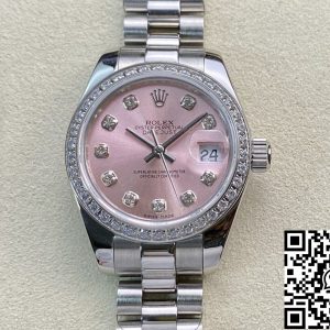 Replica Rolex Datejust M279139RBR-0005 28MM 1:1 Best Edition BP Factory Pink Dial
