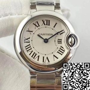 Replica Ballon Bleu De Cartier 28 W69010Z4 V6 Factory 1:1 Best Edition Swiss Ronda Quartz