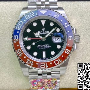 Replica Rolex GMT Master II M126710BLRO-0001 1:1 Best Edition Clean Factory Black Dial