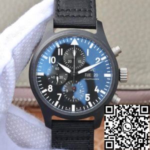 Replica IWC Pilot IW389101 1:1 Best Edition ZF Factory Ceramics Black Dial