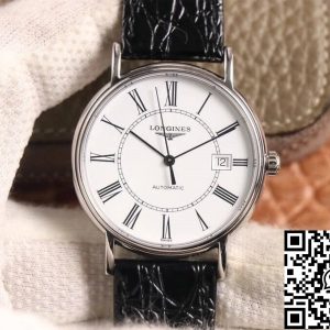 Replica Longines Presence L4.921.4.11.2 1:1 Best Edition KY factory White Dial