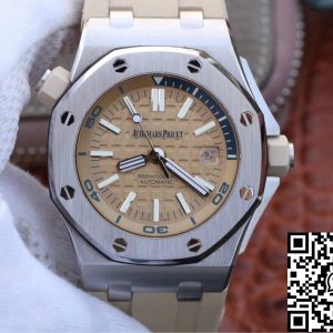 Replica Audemars Piguet Royal Oak Offshore 15710ST.OO.A085CA.01 1:1 Best Edition JF Factory Beige Dial