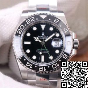 Replica Rolex GMT Master II 116710LN-78200 1:1 Best Edition Noob Factory V11 Black Dial Swiss ETA3186