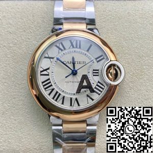Replica Ballon Bleu De Cartier W2BB0023 33MM 1:1 Best Edition V6 Factory Rose Gold