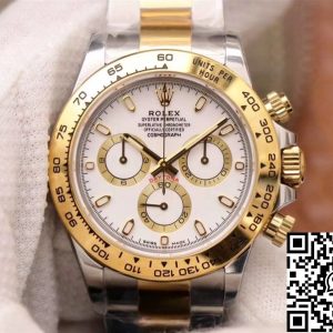 Replica Rolex Daytona Cosmograph M116503-0001 1:1 Best Edition Noob Factory White Dial Swiss ETA4130