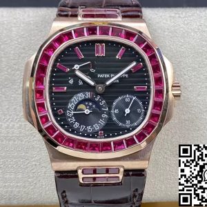 Replica Patek Philippe Nautilus 5724 1:1 Best Edition GR Factory Rose Gold Case