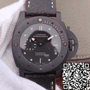 Replica Panerai Luminor Submersible PAM508 VS Factory 1:1 Best Edition Swiss ETA P9000 Black Superlumed Dial