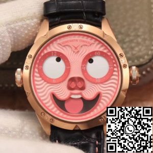 Replica Konstantin Chaykin Joker RG Clown 1:1 Best Edition TW Factory Pink Dial Swiss NH35A