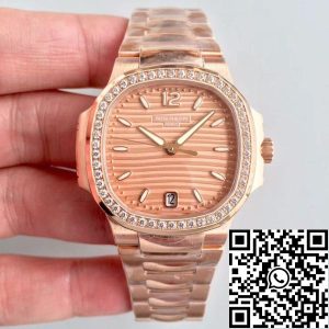 Replica Patek Philippe Ladies Nautilus 7118/1200R PF Factory 1:1 Best Edition Swiss ETA324
