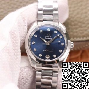 Replica Omega Seamaster 220.10.38.20.53.001 Aqua Terra 150M 1:1 Best Edition VS Factory Blue dial Swiss 8800
