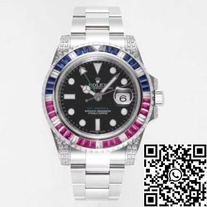 Replica Rolex GMT Master II 116759 SAru-78209 1:1 Best Edition ROF Factory Black Dial Swiss ETA2836