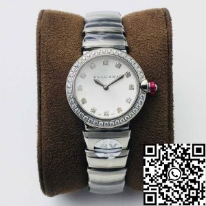 Replica Bvlgari LVCEA 1:1 Best Edition BV Factory Diamond-set White Dial