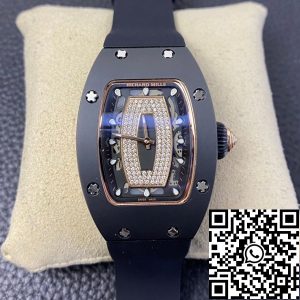 Replica Richard Mille RM 07-01 1:1 Best Edition RM Factory Black Rubber Strap