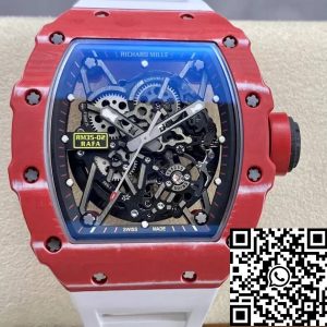 Replica Richard Mille RM35-02 1:1 Best Edition T+ Factory NTPT Carbon Fiber White Strap