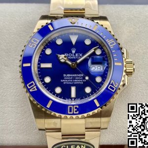 Replica Rolex Submariner M126618lb-0002 41MM 1:1 Best Edition Clean Factory Blue Bezel