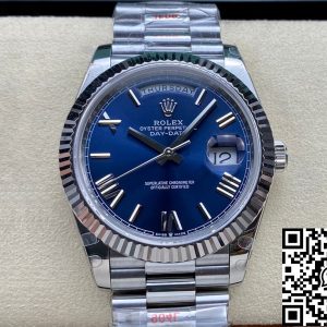 Replica Rolex Day Date M228236-0007 1:1 Best Edition GM Factory V2 Blue Dial