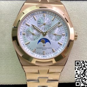Replica Vacheron Constantin Overseas 4300V/120R-B064 1:1 Best Edition 8F Factory Silvery White Dial