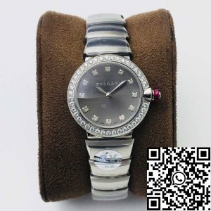 Replica Bvlgari LVCEA 1:1 Best Edition BV Factory Diamond Gray Dial