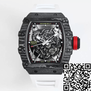 Replica Richard Mille RM35-02 1:1 Best Edition BBR Factory Carbon Fiber Skeleton Dial