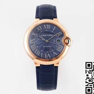 Replica Ballon Bleu De Cartier WGBB0036 42MM 1:1 Best Edition AF Factory Rose Gold Case