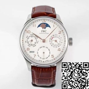 Replica IWC Portuguese Perpetual Calendar IW503307 1:1 Best Edition APS Factory White Dial